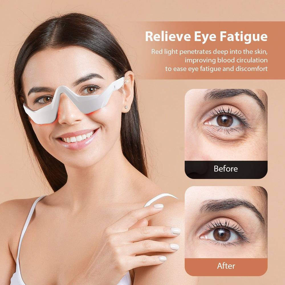 OK Eye Massager Relieves Eye Fatigue Eyes Massage Glasses Eye Fatigue Relief Massager Under-Eye Glasses Massager