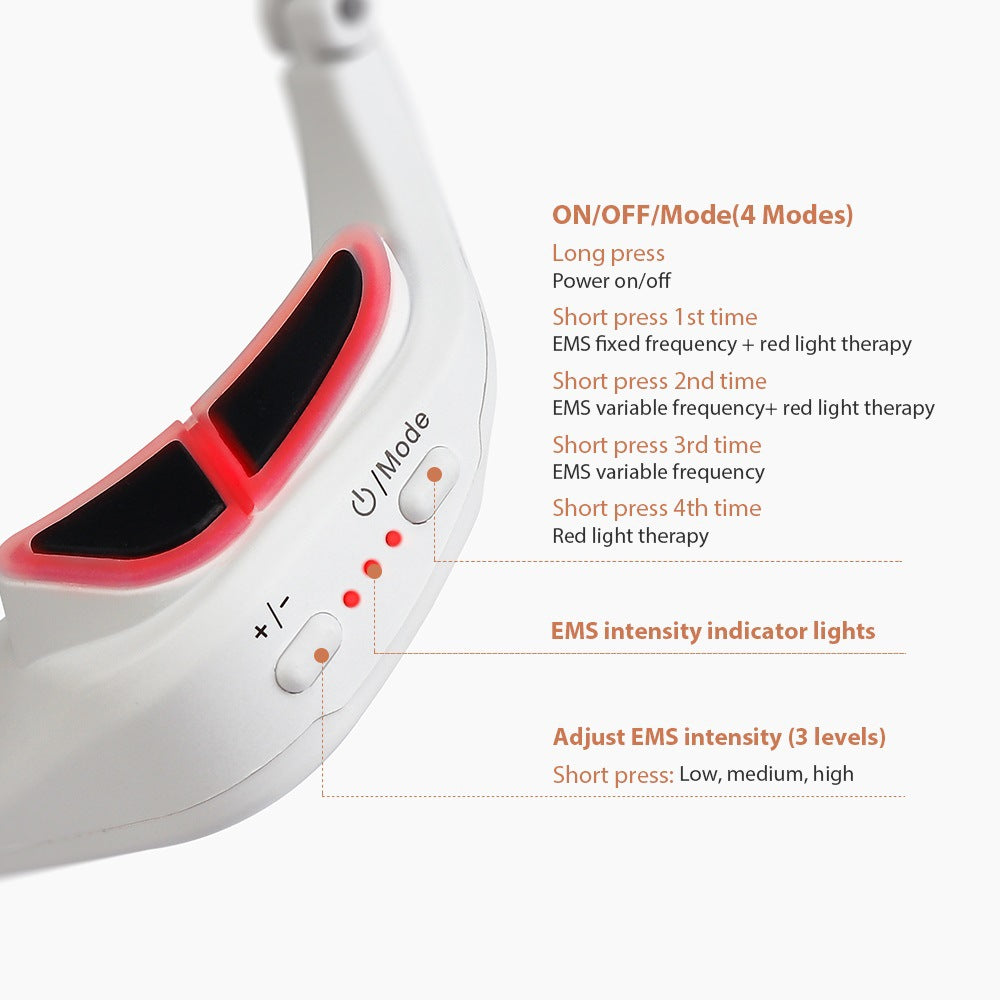 OK Eye Massager Relieves Eye Fatigue Eyes Massage Glasses Eye Fatigue Relief Massager Under-Eye Glasses Massager